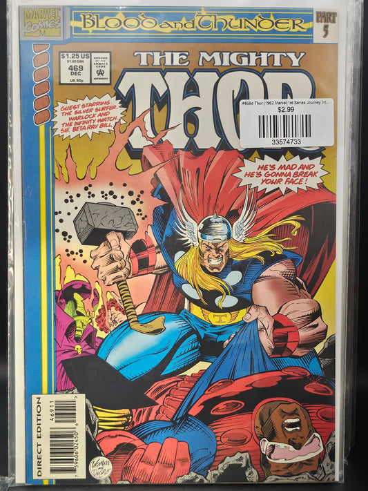 #469d Thor (1962 Marvel 1st Series Journey Into Mystery)