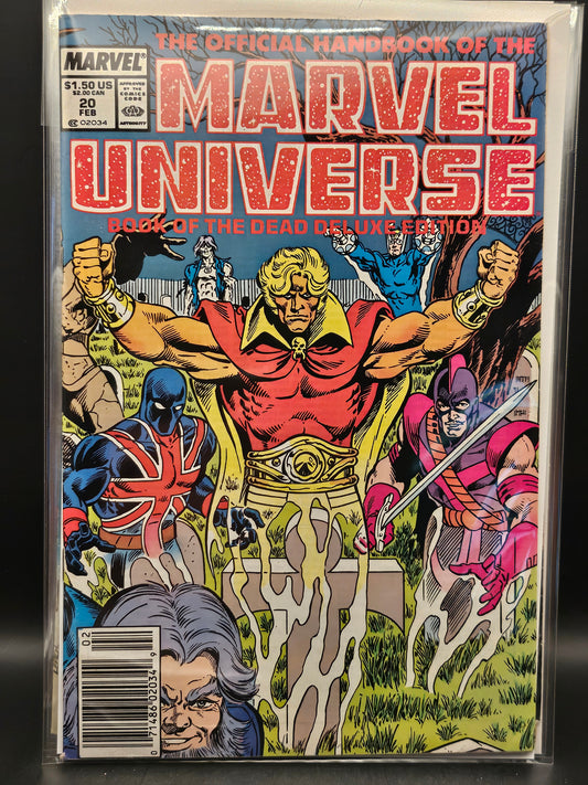 #20 Official Handbook of the Marvel Universe Deluxe Edition (1985-1988 Marvel)