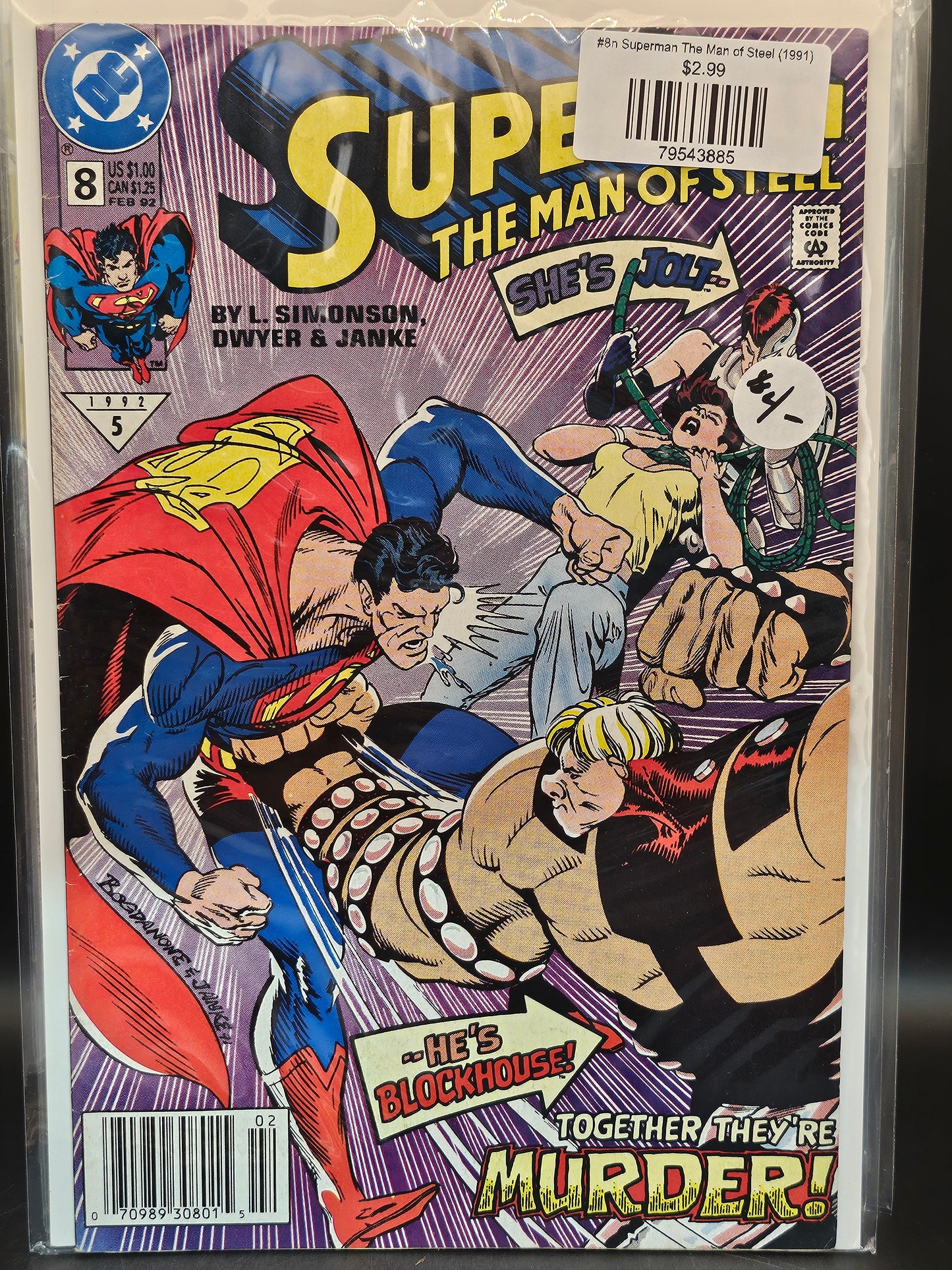 #8n Superman The Man of Steel (1991)