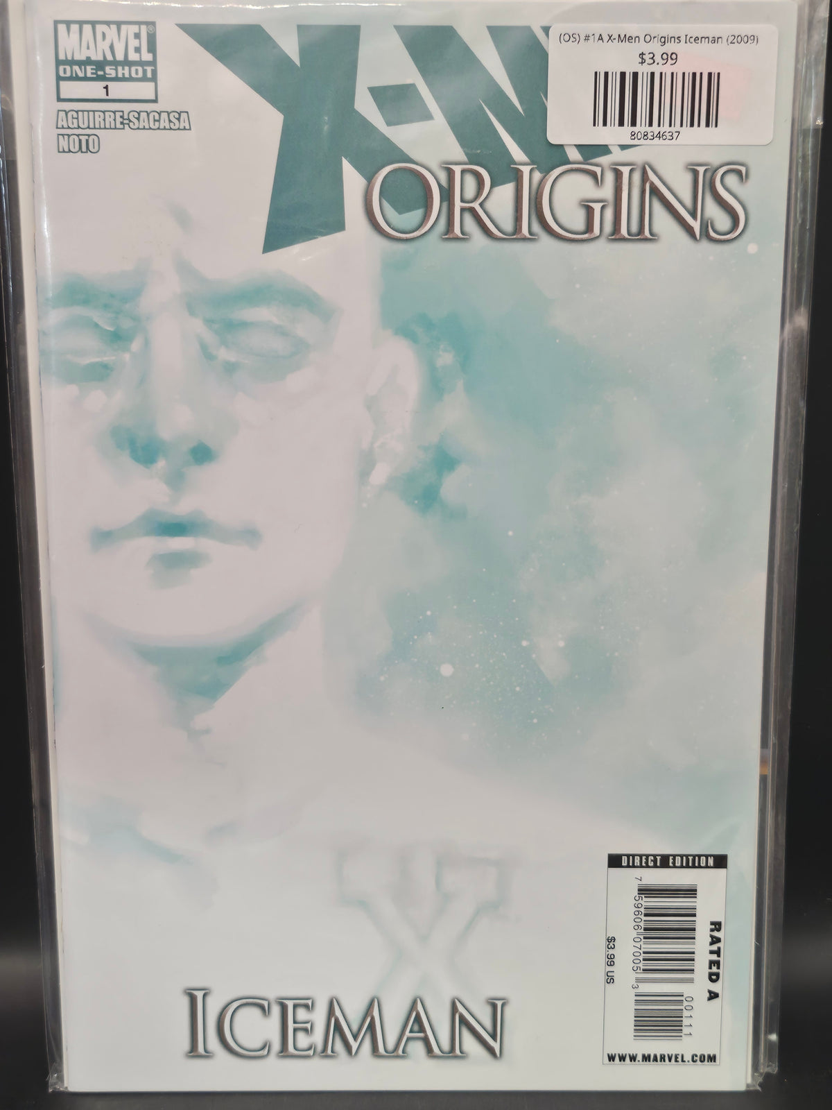 (OS) #1A X-Men Origins Iceman (2009)