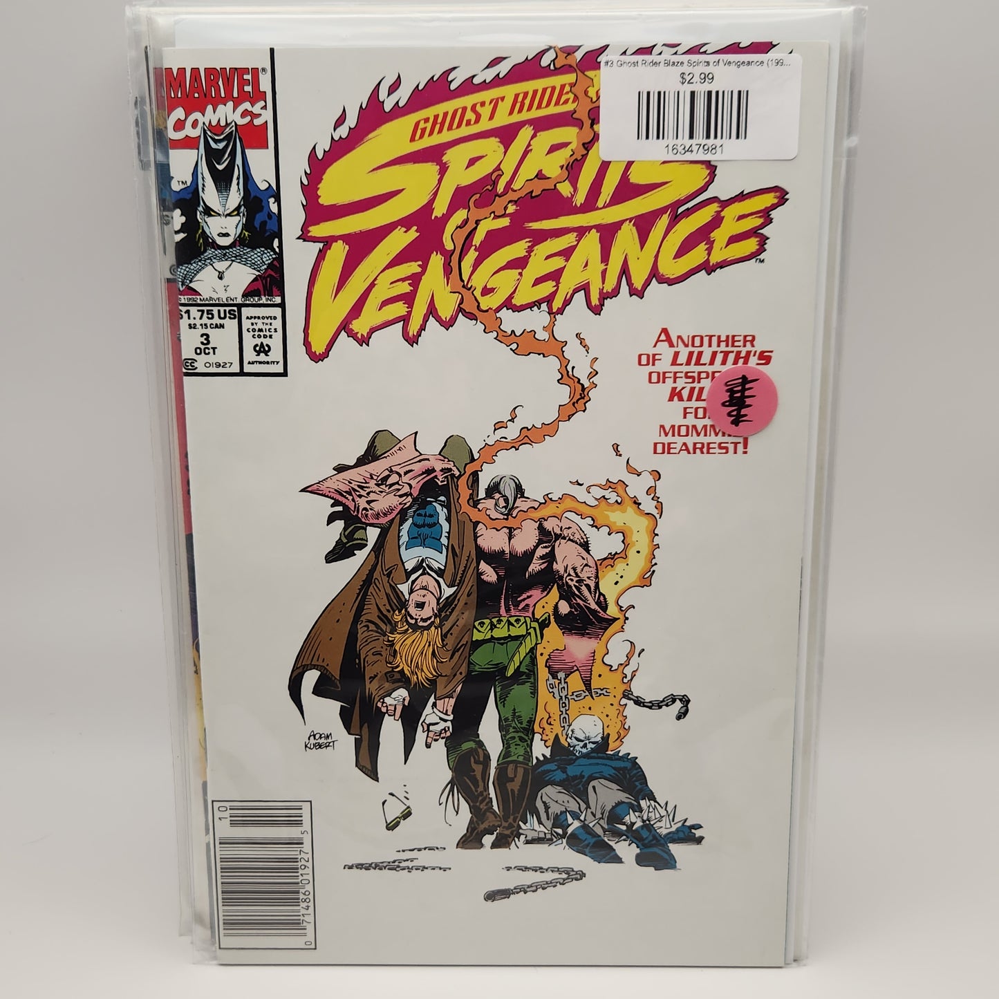 #3 Ghost Rider Blaze Spirits of Vengeance (1992 Marvel)