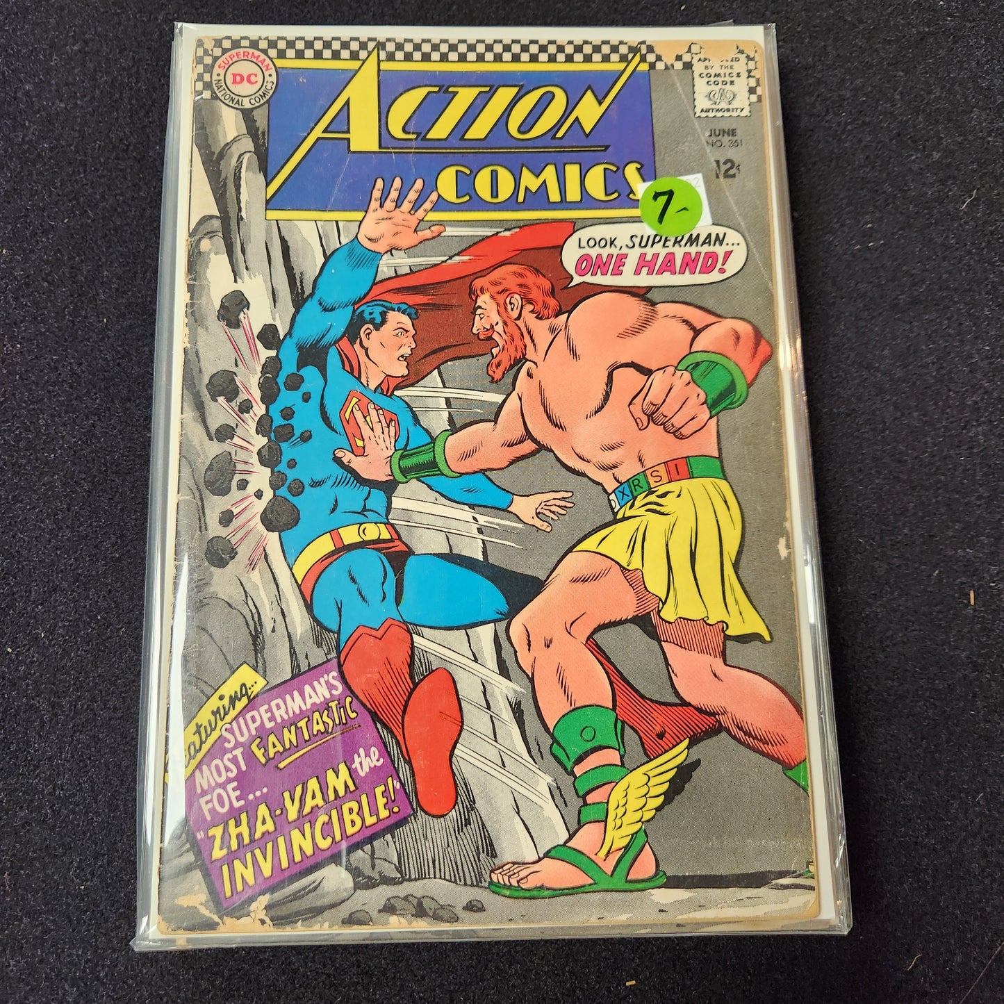 Action Comics #351 - Supermans Foe Zha-Vam (DC 1967)