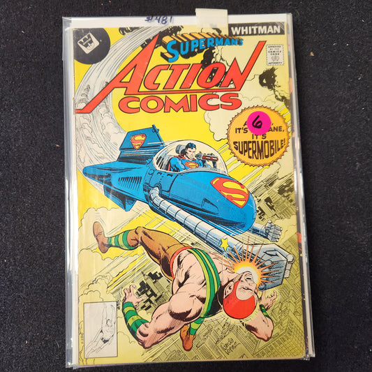 KEY! Action Comics #481 WHITMAN VARIANT 1st Supermobile Bronze Age Comic DC 1978