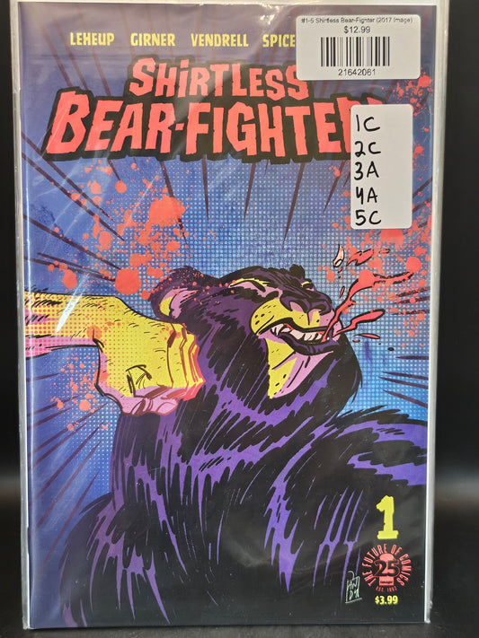 #1-5 Shirtless Bear-Fighter (2017 Image)
