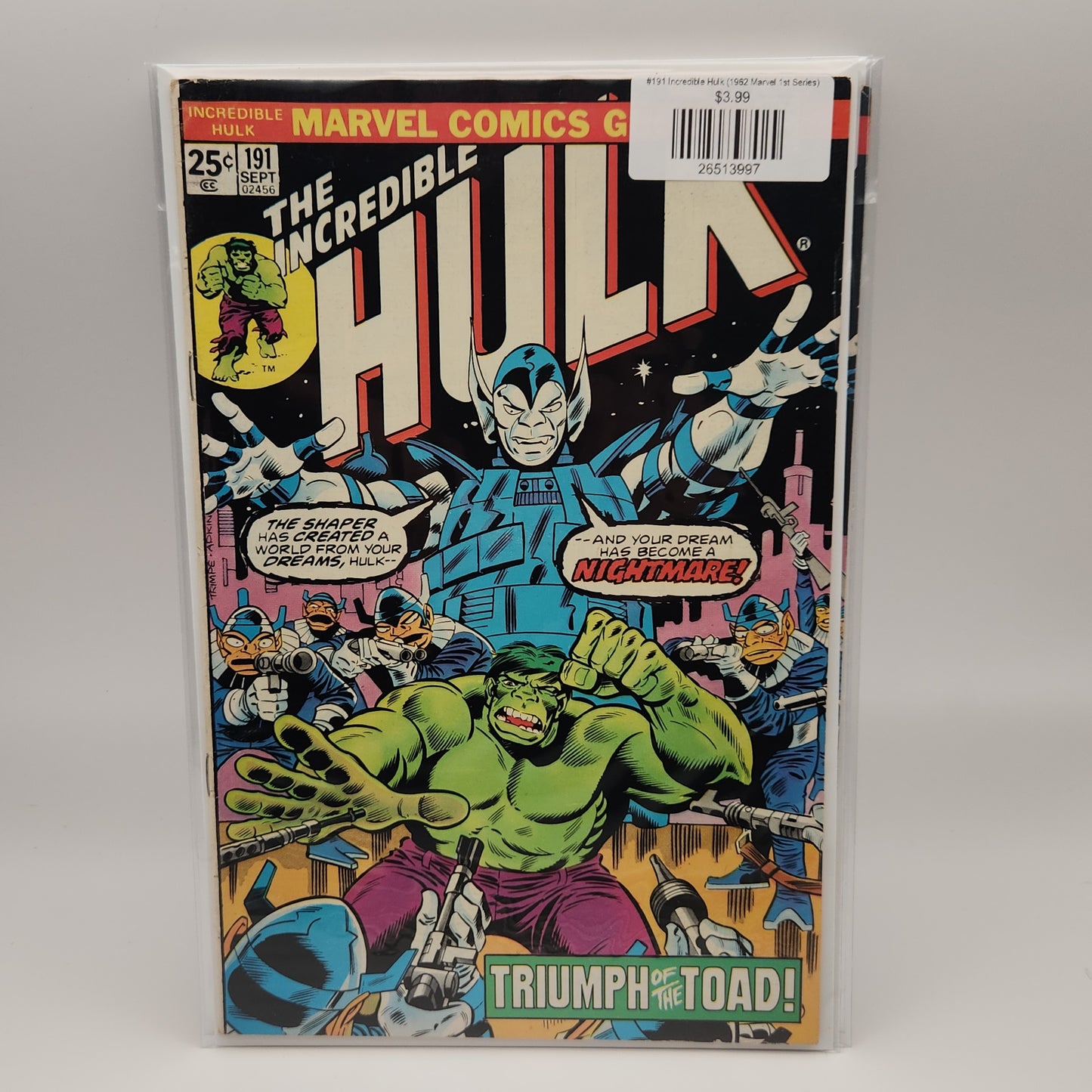 #191 Incredible Hulk (1962 Marvel 1st Series)
