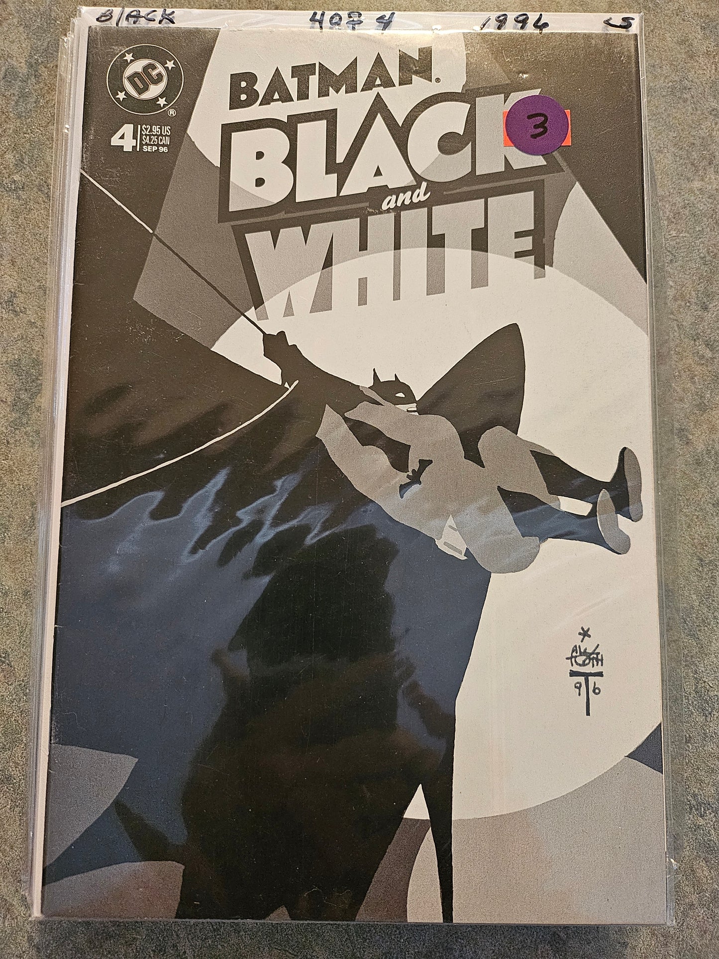 Batman: Black and White – DC Comics – (1996) – Volume 1 – Limited Series – #4 of 4