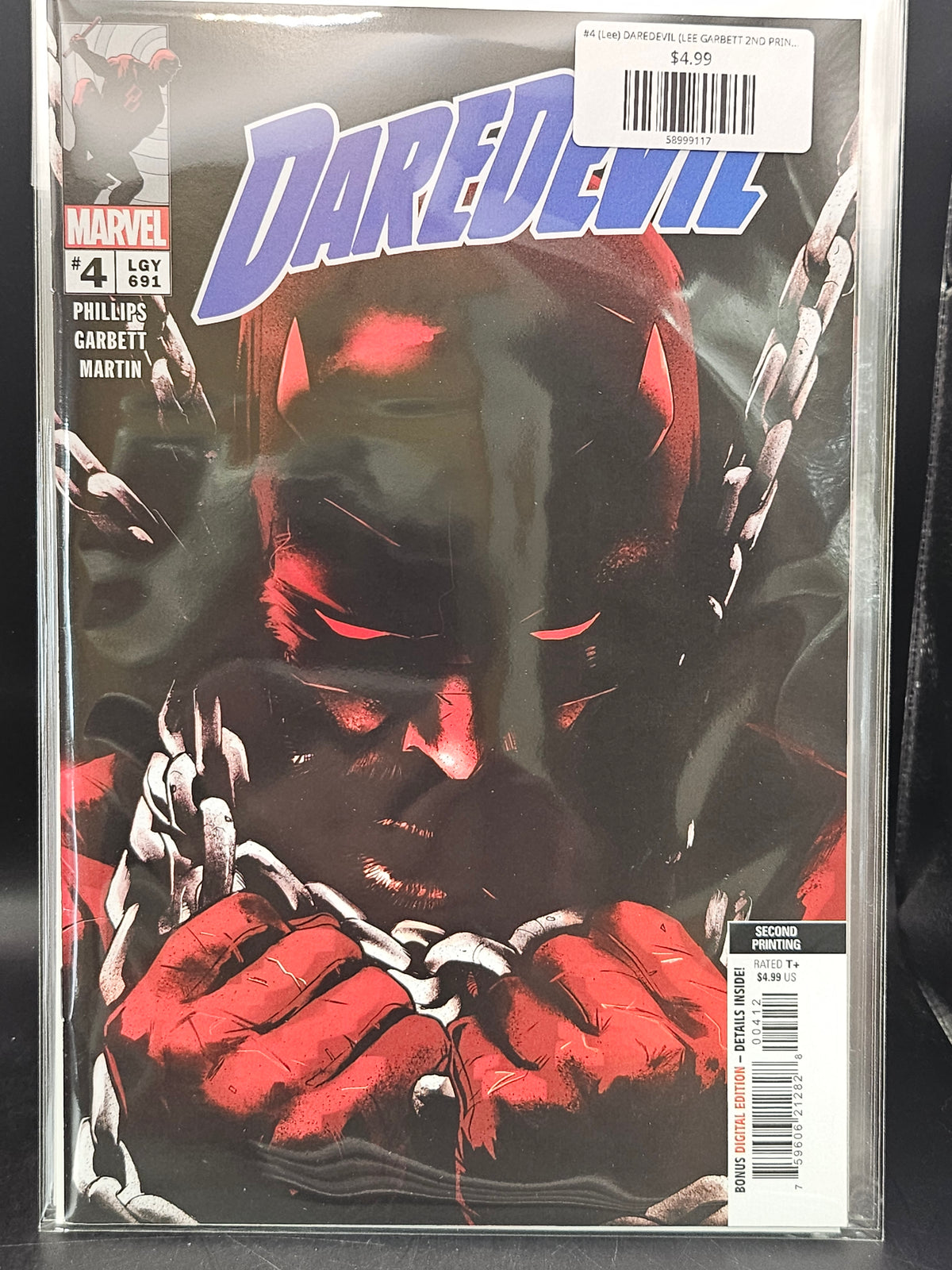 #4 (Lee) DAREDEVIL (LEE GARBETT 2ND PRINTING VARIANT)