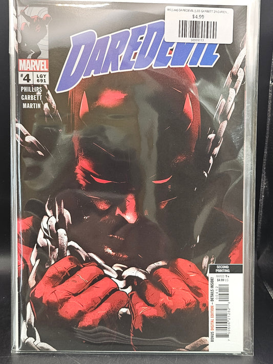 #4 (Lee) DAREDEVIL (LEE GARBETT 2ND PRINTING VARIANT)