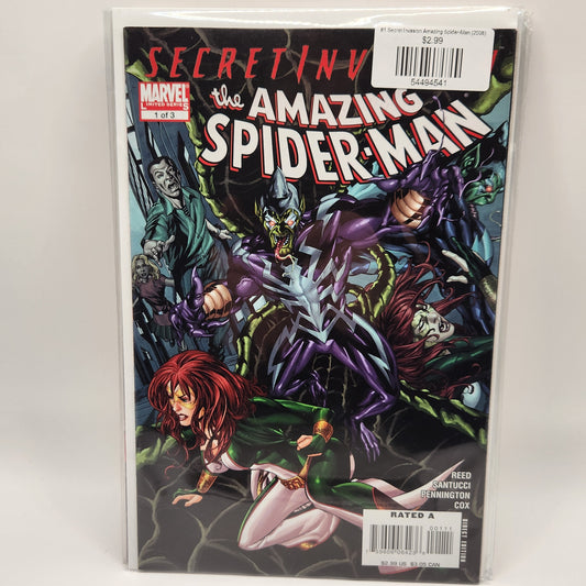 #1 Secret Invasion Amazing Spider-Man (2008)