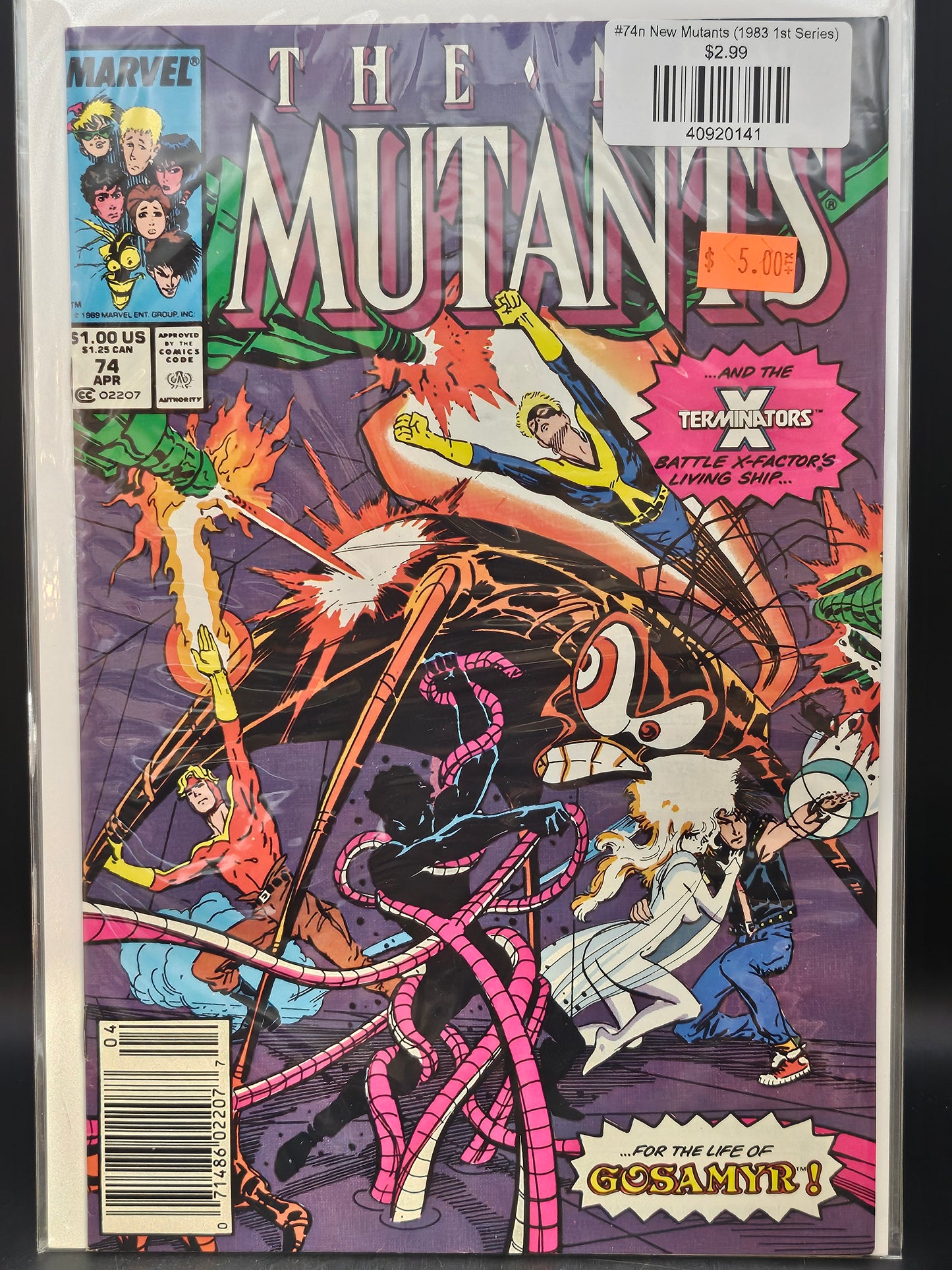#74d New Mutants (1983 1st Series)