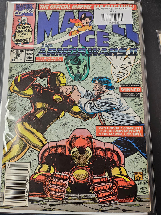 #92 Marvel Age (1983 Marvel)