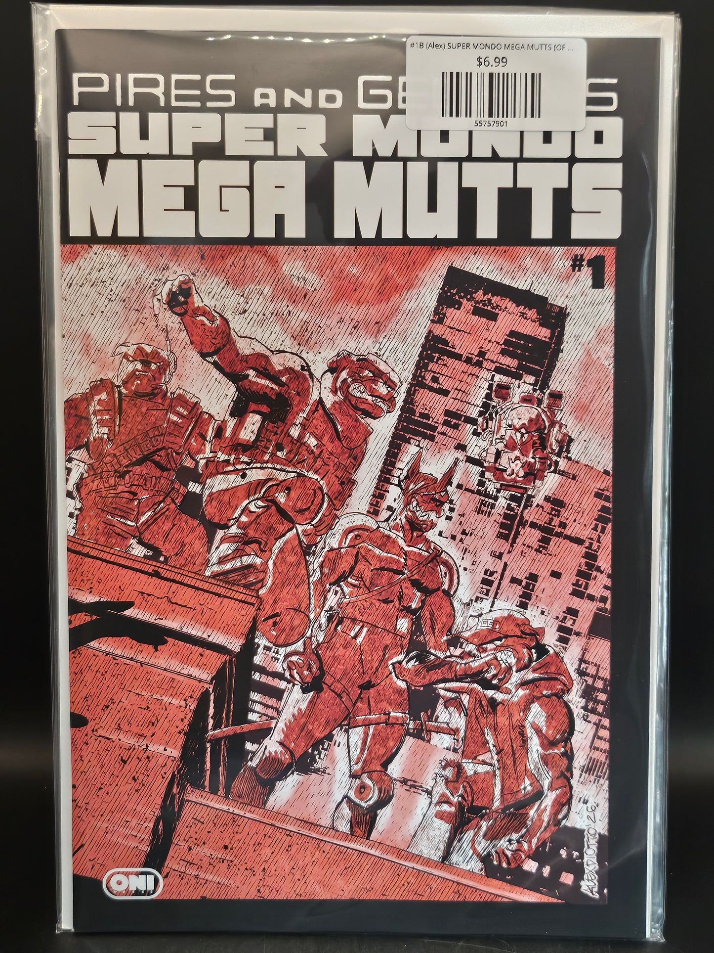 #1B (Alex) SUPER MONDO MEGA MUTTS (OF 4 ALEX DIOTTO VAR MR)