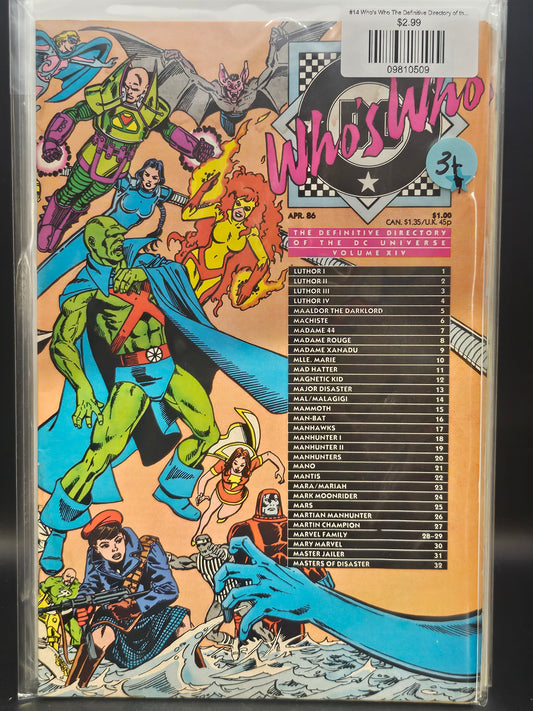 #14 Who's Who The Definitive Directory of the DC Universe (1985)