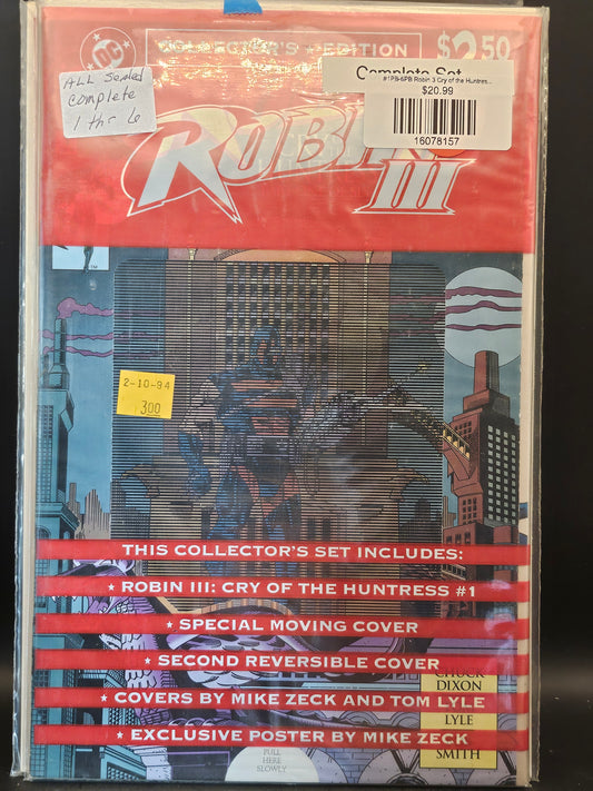 #1PB-6PB Robin 3 Cry of the Huntress Collector's Set (1992 DC) Robin III