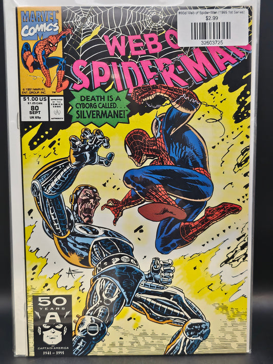 #80d Web of Spider-Man (1985 1st Series)