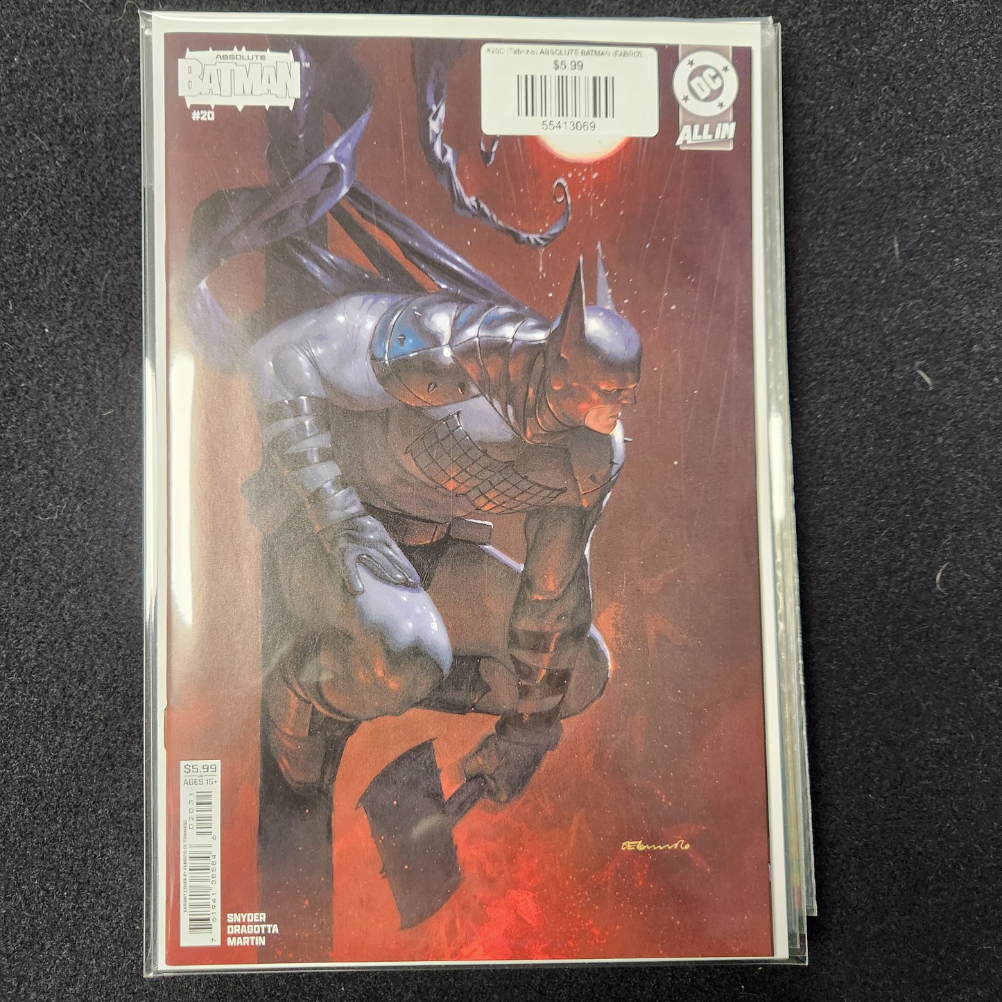 #20C (Fabrizio) ABSOLUTE BATMAN (FABRIZIO DE TOMMASO CARD STOCK VAR)