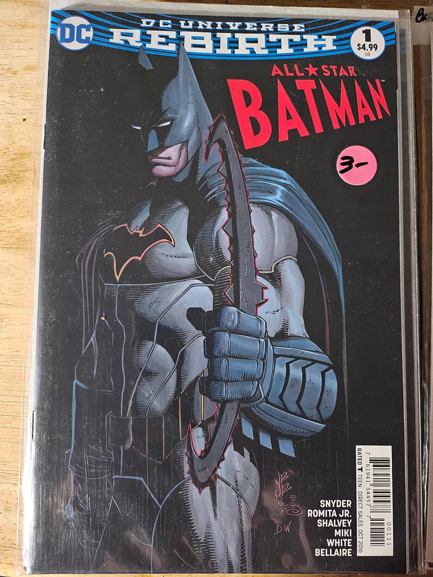 All Star Batman – DC Comics – (2016–2017) – Volume 1 – Limited Series – #1 - Cover A