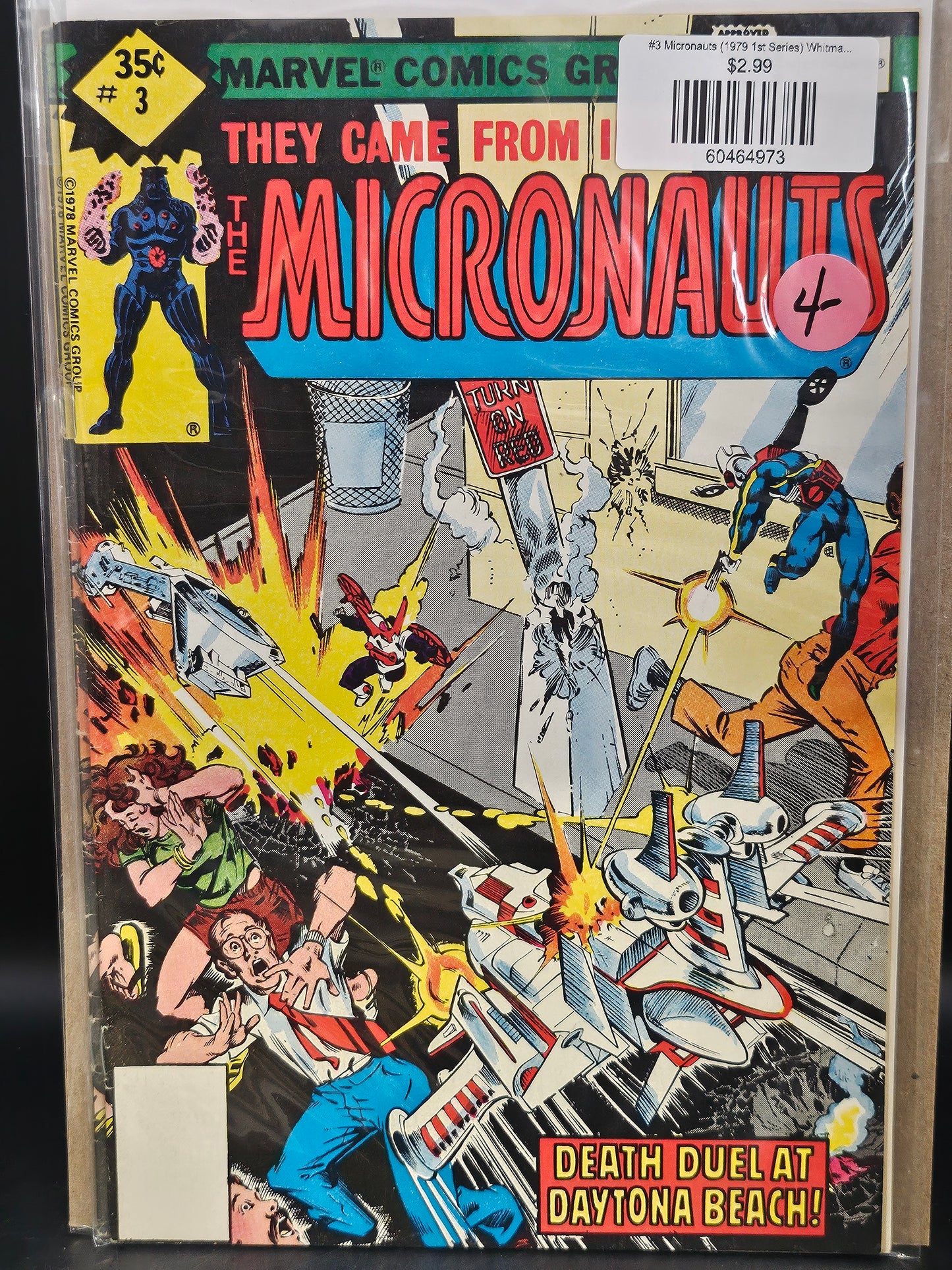 #3 Micronauts (1979 1st Series) Whitman Variants
