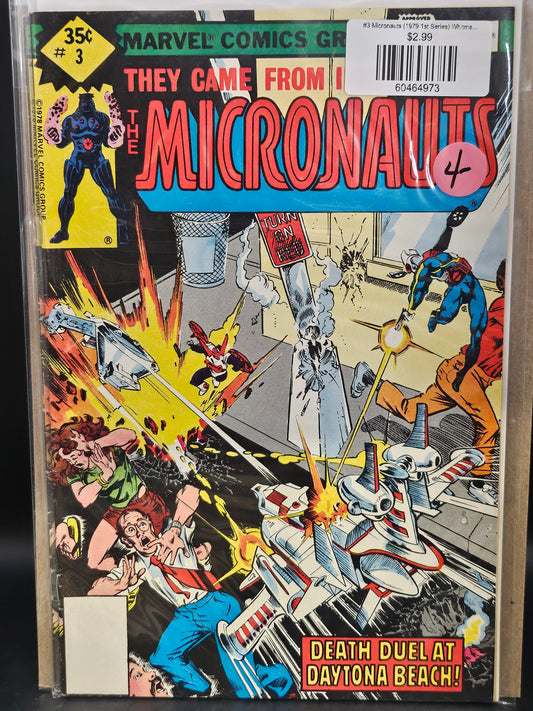 #3 Micronauts (1979 1st Series) Whitman Variants