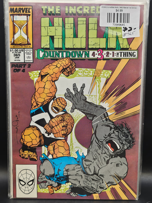 #365d Incredible Hulk (1962 Marvel 1st Series)