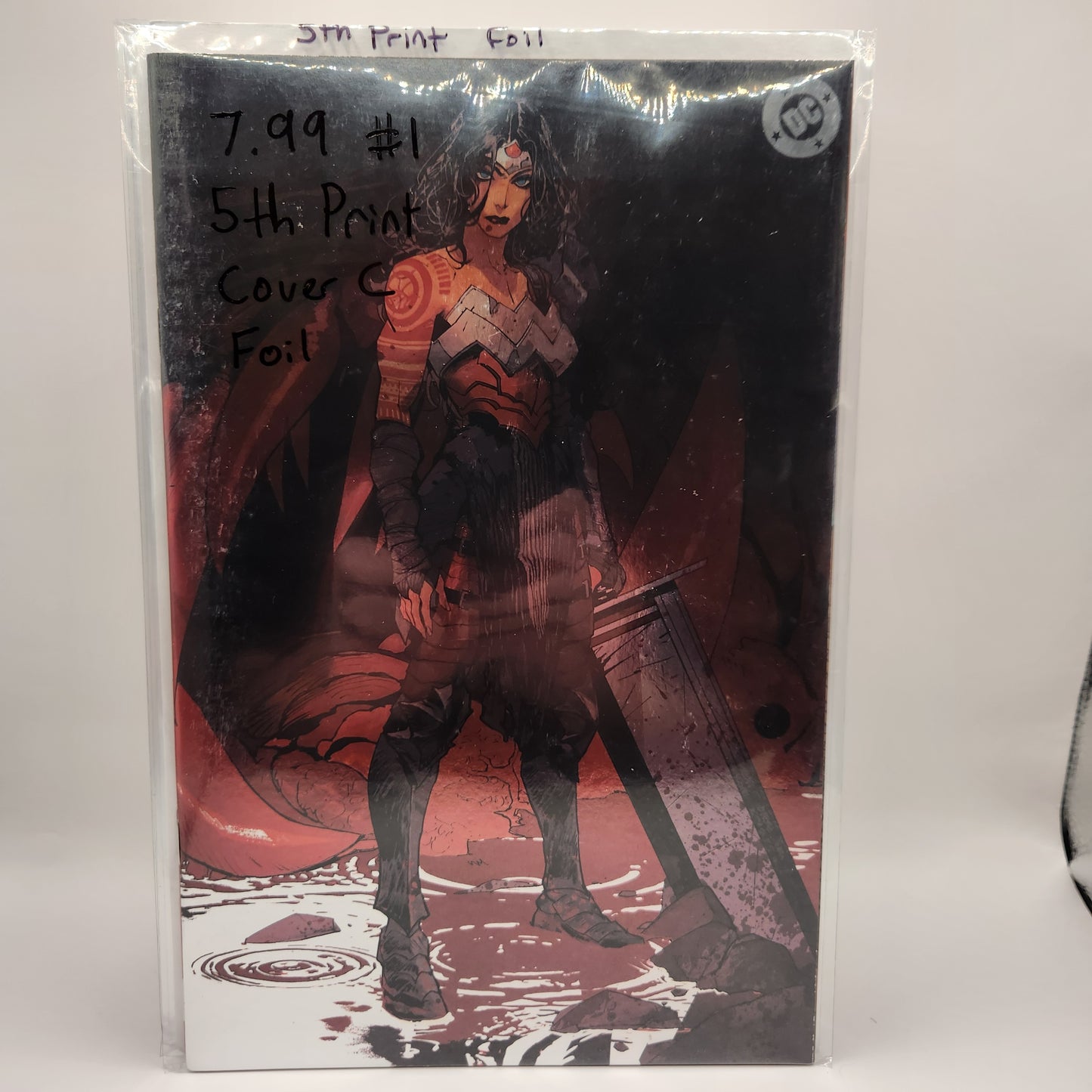 #1 5th Printing - Cover C - Foil Cover - Absolute Wonder Woman – DC – 2024–Present – Volume 1 – Ongoing Series – #1–Present - Dan Mora