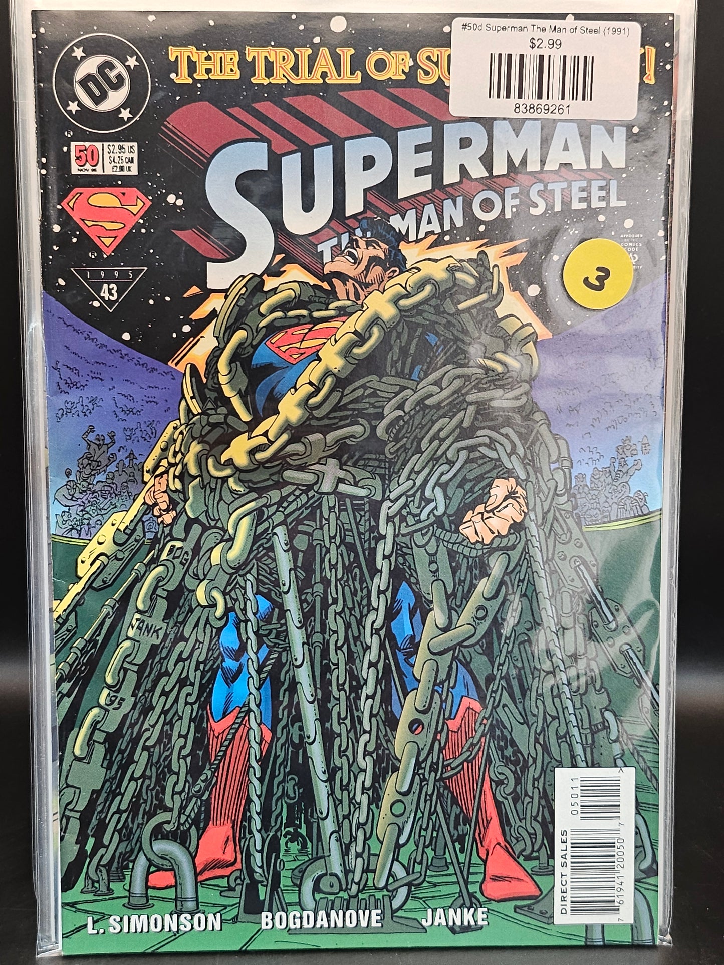 #50d Superman The Man of Steel (1991)