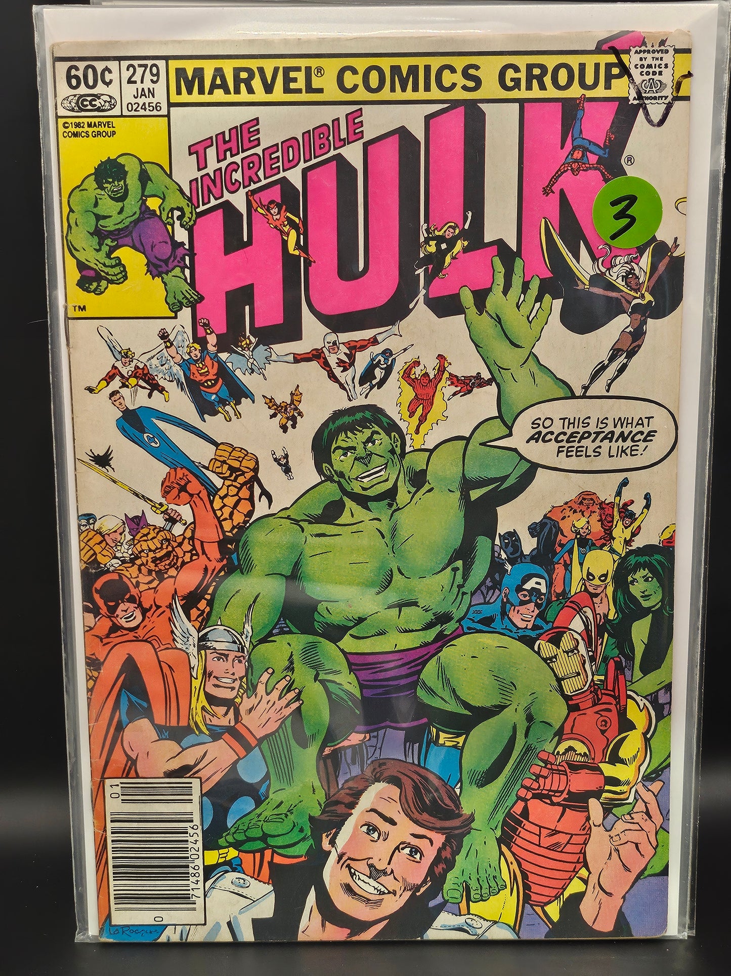 #279 Newsstand - Incredible Hulk (1962 Marvel 1st Series)
