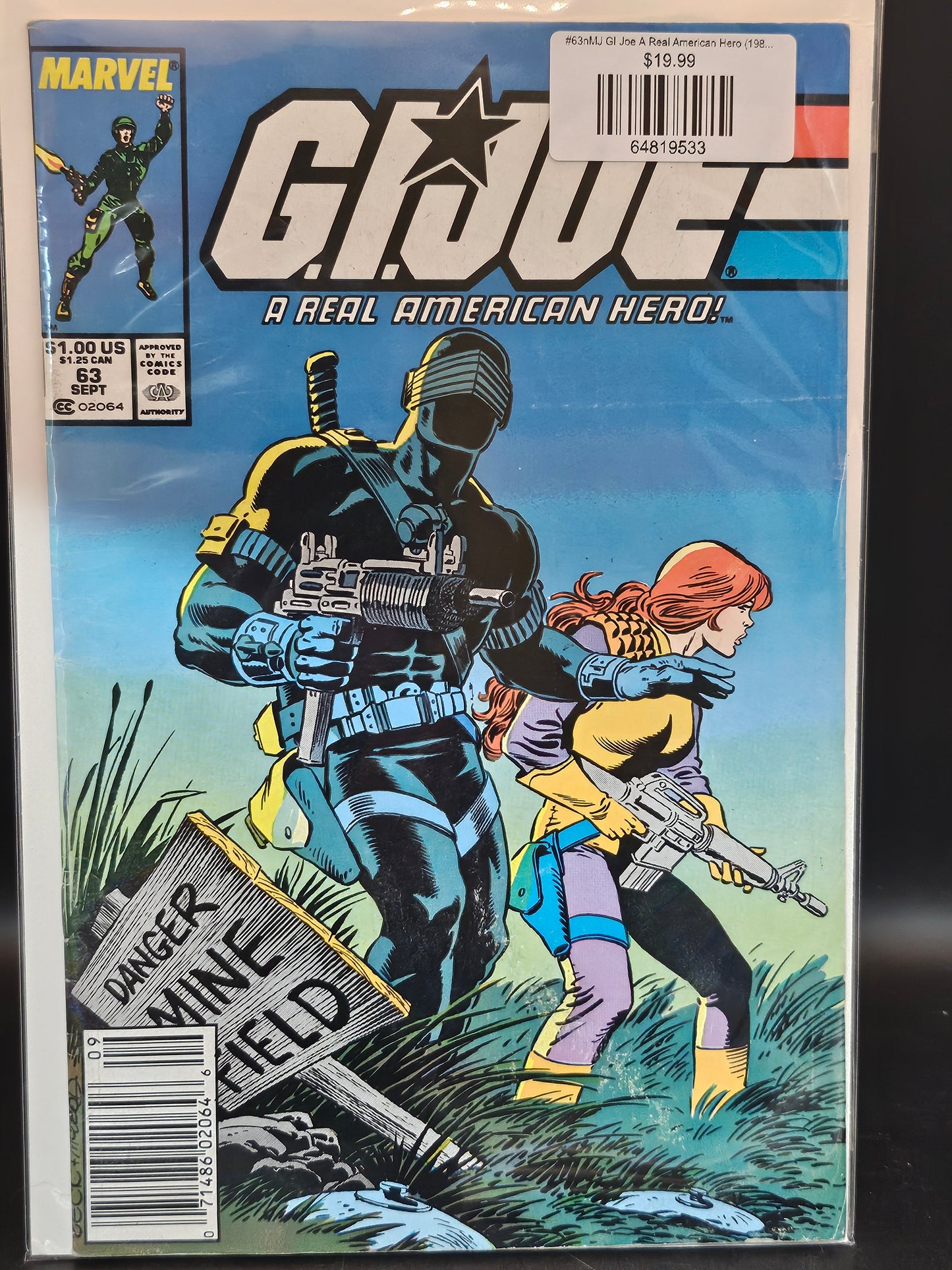 #63nMJ GI Joe A Real American Hero (1982 Marvel)