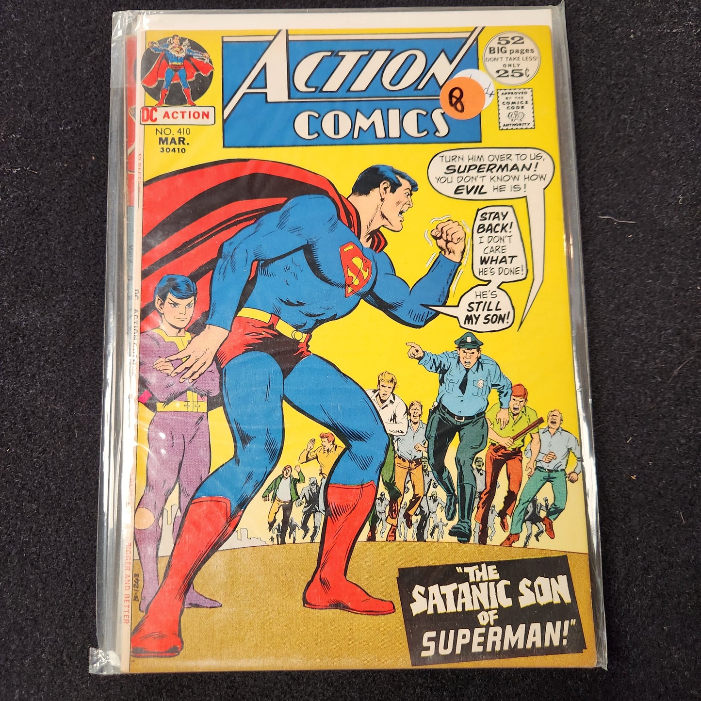 Action Comics #410 - Satanic Son of Superman (DC 1972)