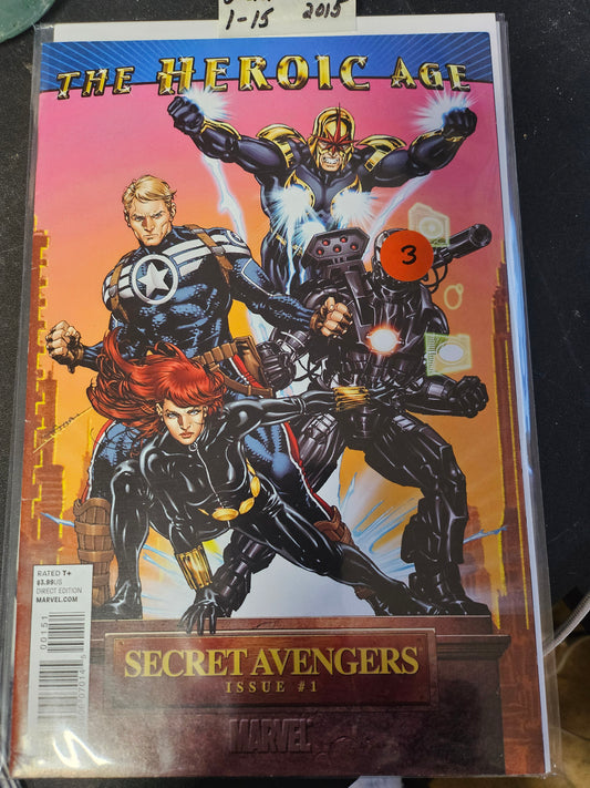 Secret Avengers – Marvel Comics – (2010–2013) – Volume 1 – #1 - Cover D - Cover 4 - 1:15 David Yardin Variant
