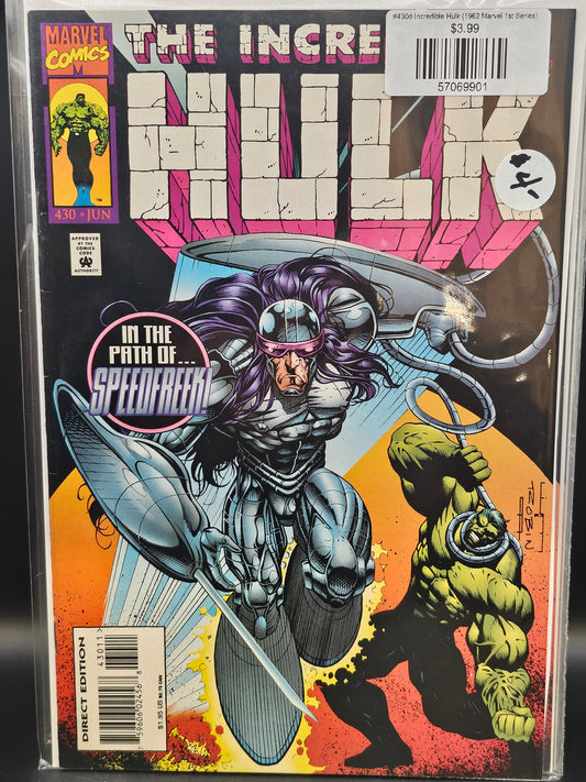 #430d Incredible Hulk (1962 Marvel 1st Series)