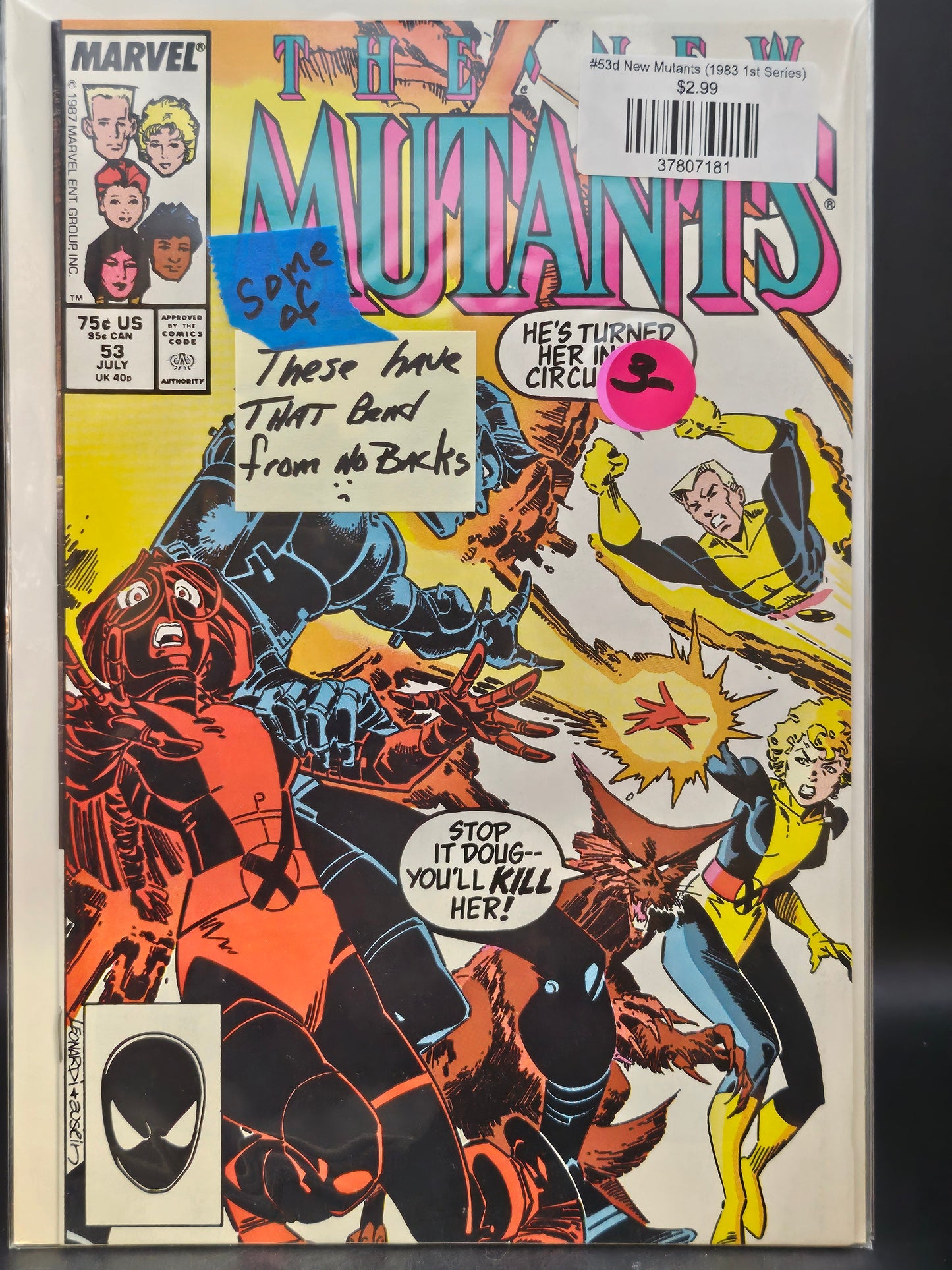 #53d New Mutants (1983 1st Series)