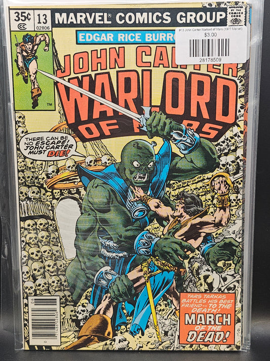 #13 John Carter Warlord of Mars (1977 Marvel)