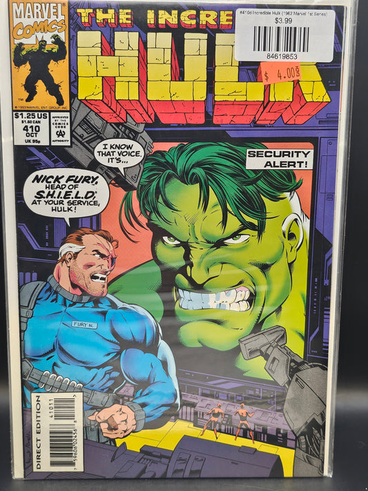 #410d Incredible Hulk (1962 Marvel 1st Series)