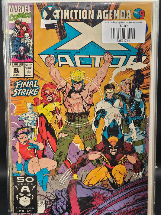 #62d X-Factor (1986 1st Series Marvel)