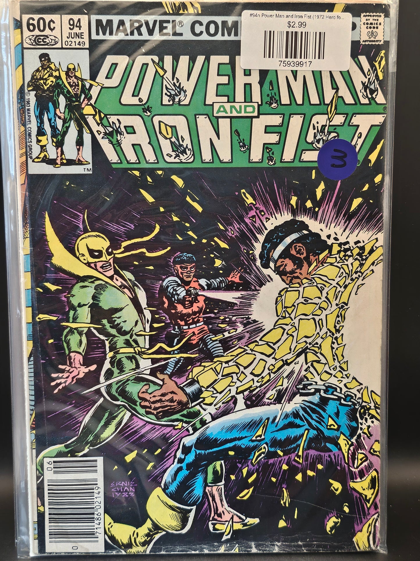 #94n Power Man and Iron Fist (1972 Hero for Hire)