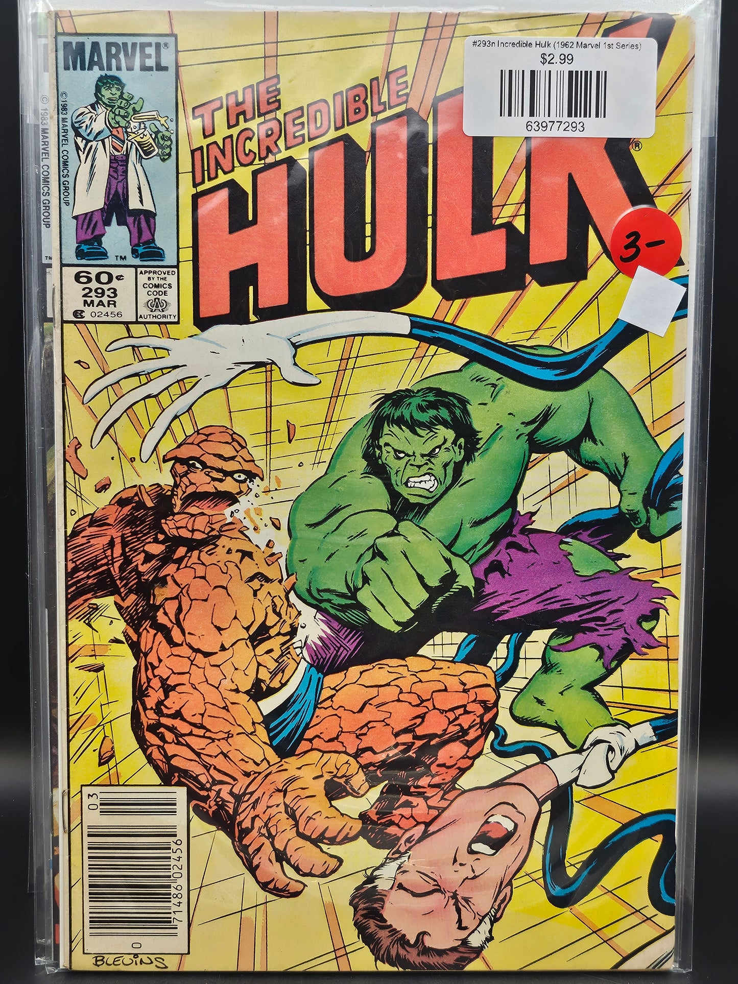 #293n Incredible Hulk (1962 Marvel 1st Series)