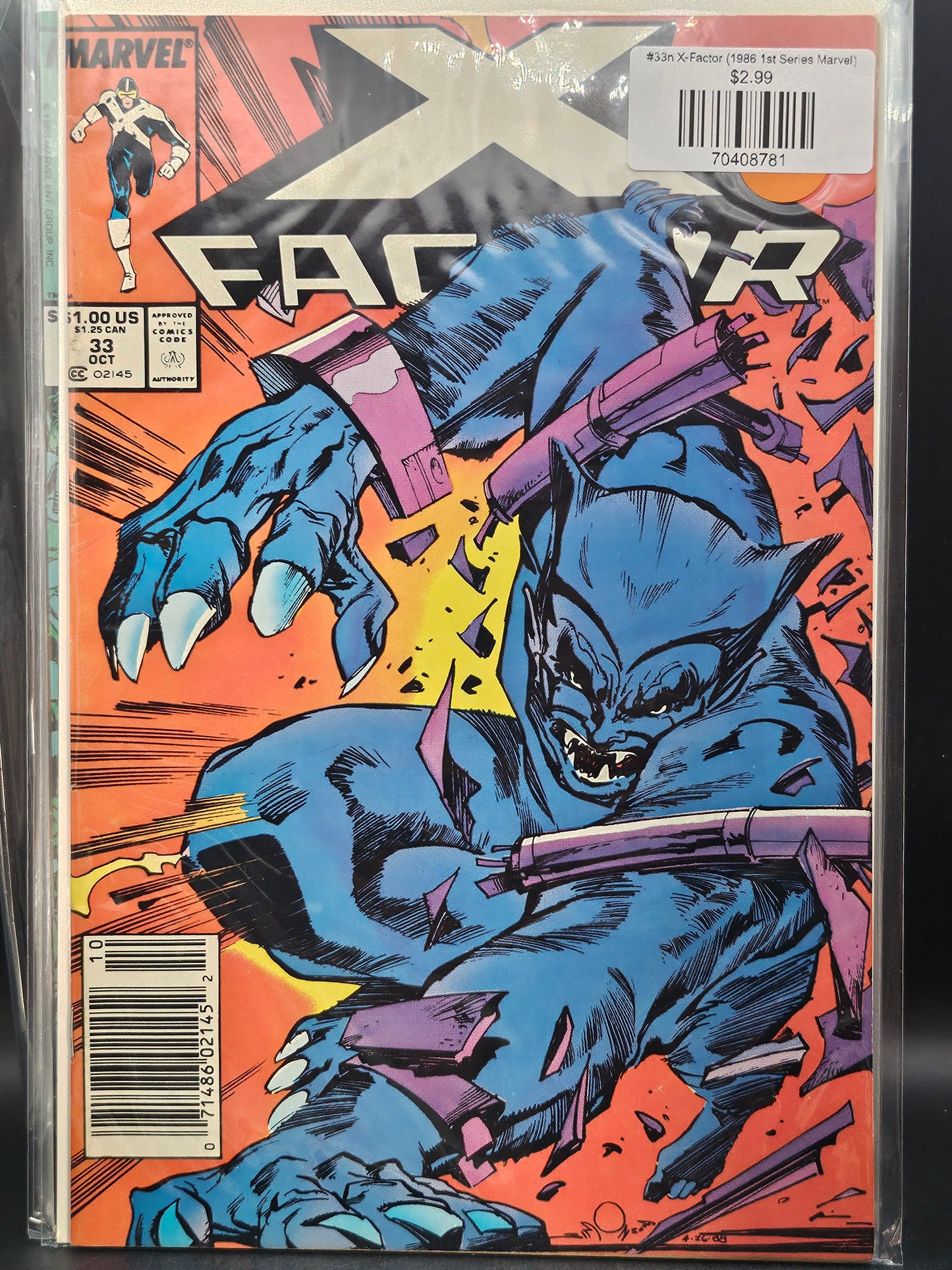 #33n X-Factor (1986 1st Series Marvel)