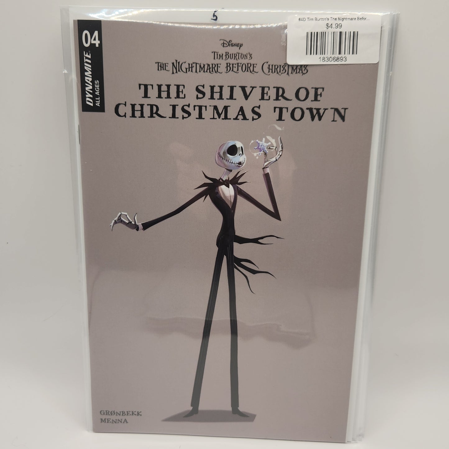 #4D Tim Burton's The Nightmare Before Christmas The Shiver of Christmas Town (2026 Dynamite)