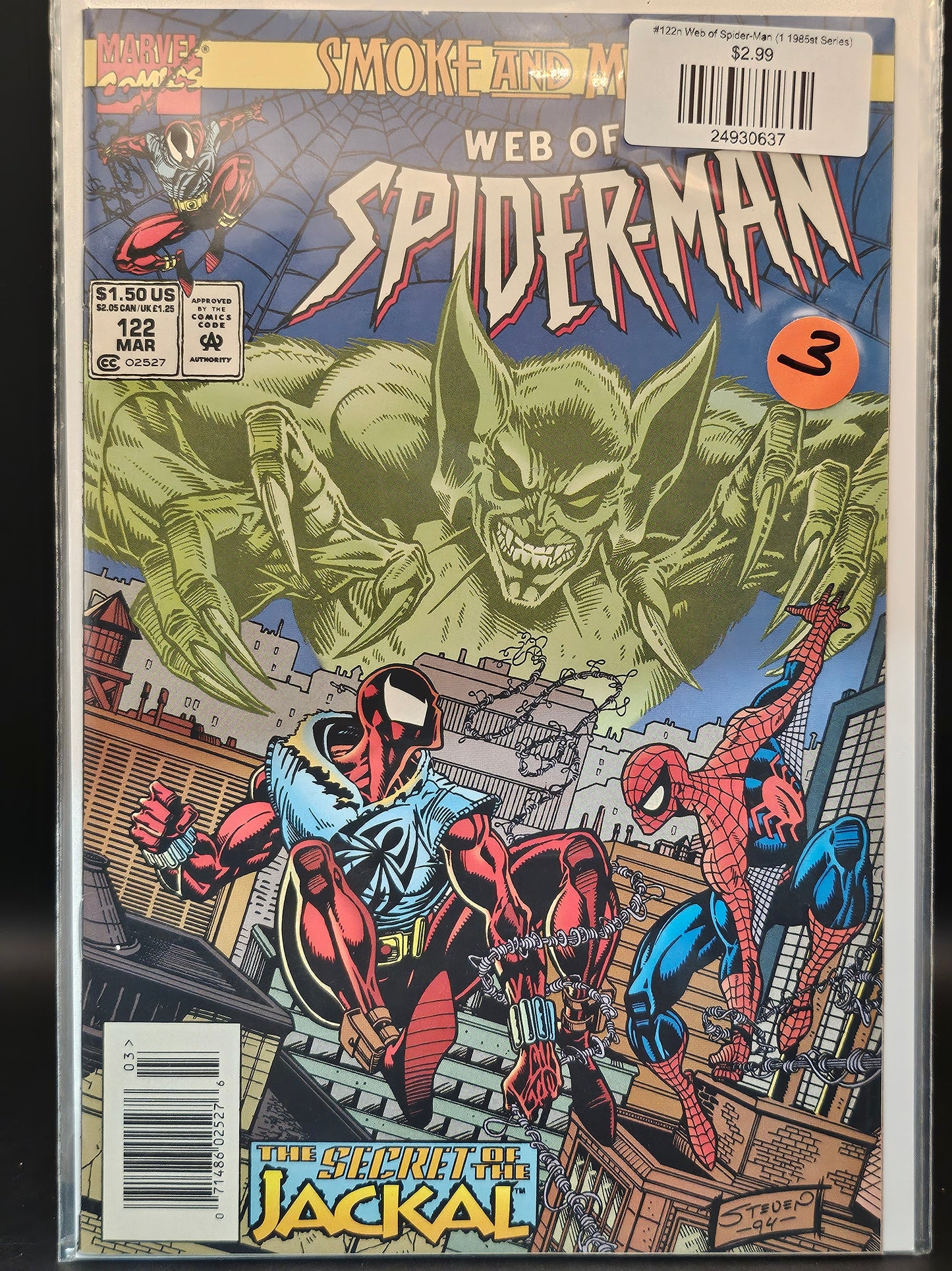 #122n Web of Spider-Man (1985 1st Series)