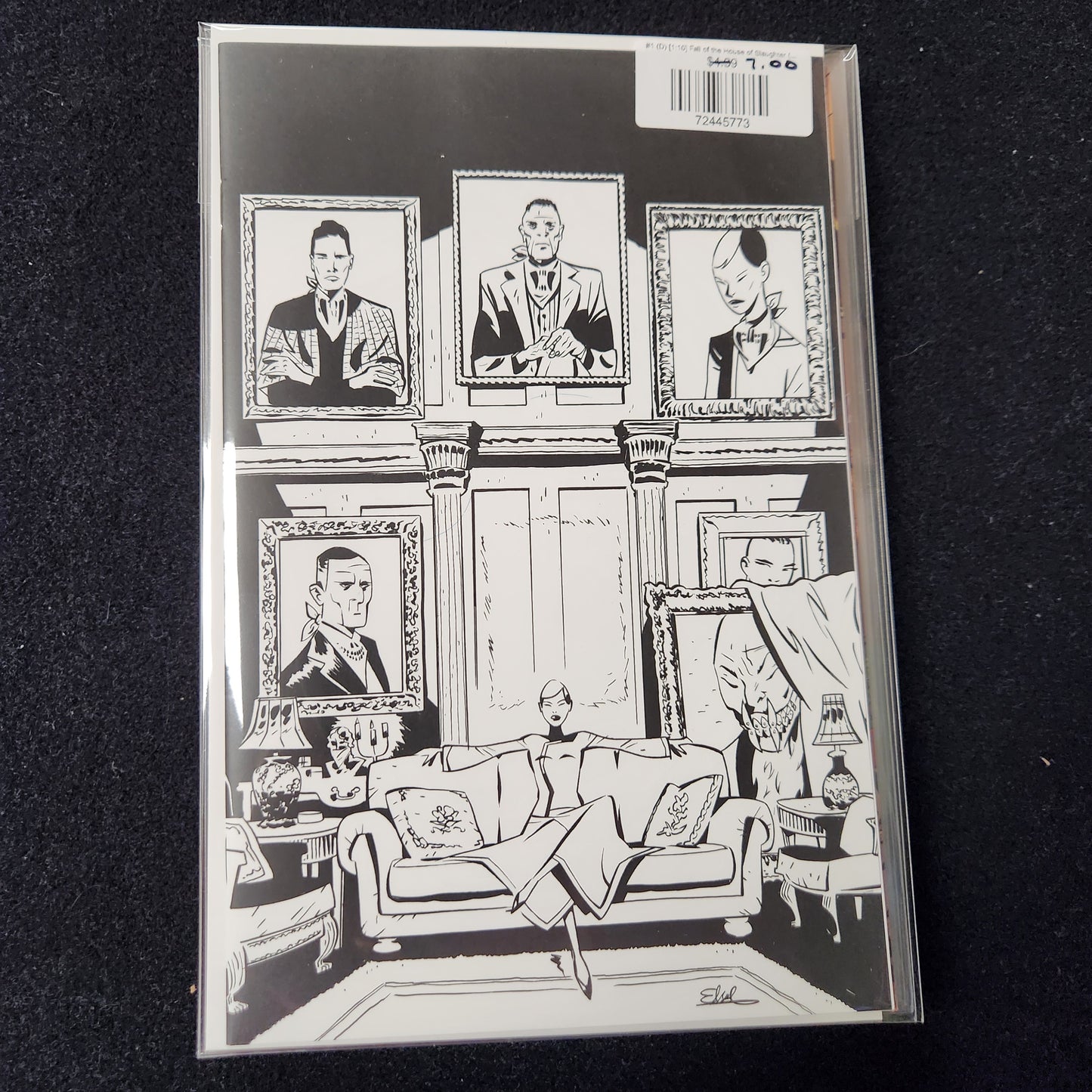 #1 (D) [1:10] Fall of the House of Slaughter (D 1:10 INCV [1:10] Full Art, Charretier)