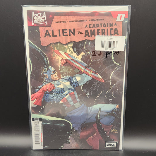 #1G Alien vs. Captain America (2025 Marvel)