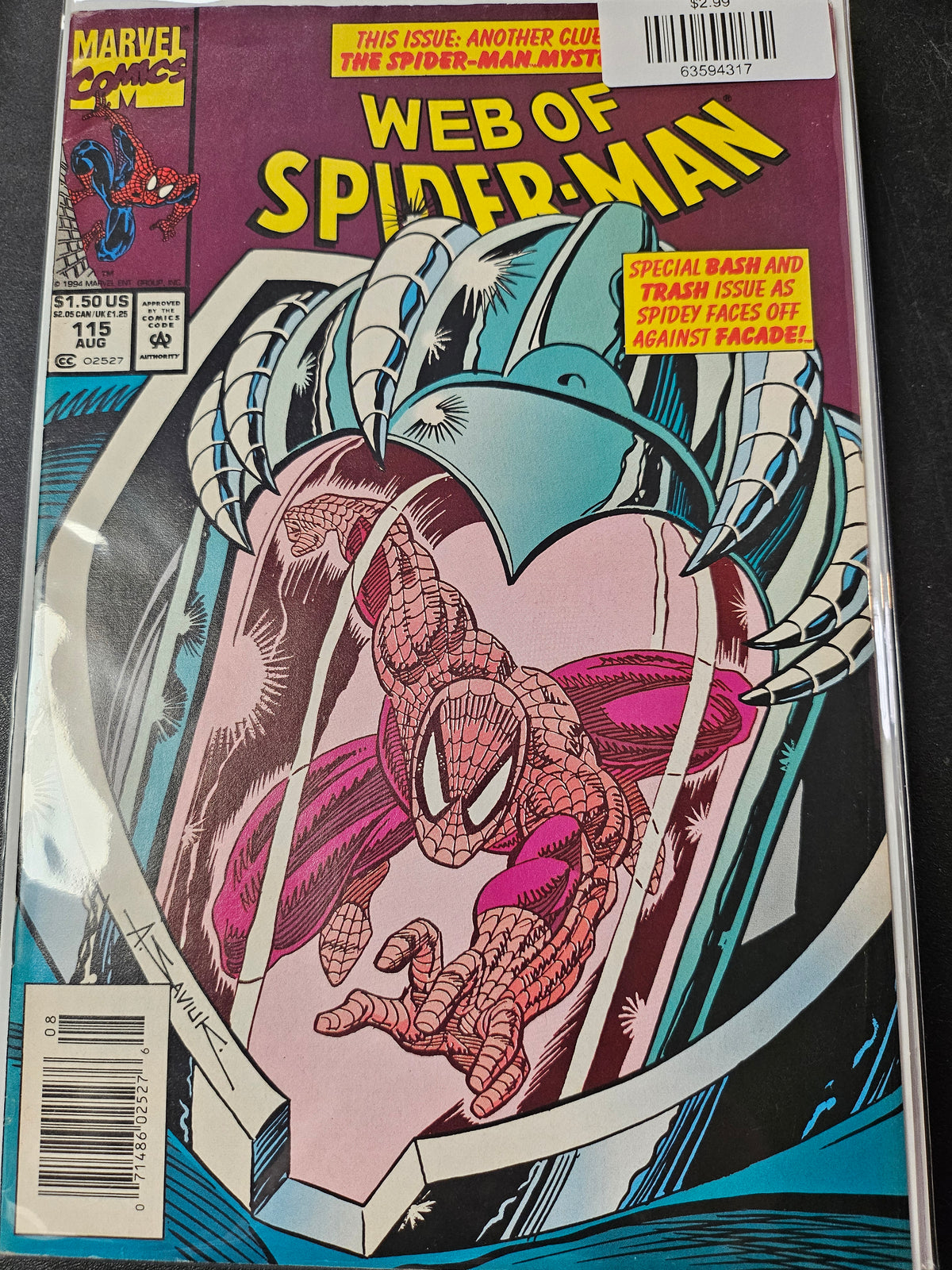 #115n Web of Spider-Man (1985 1st Series)