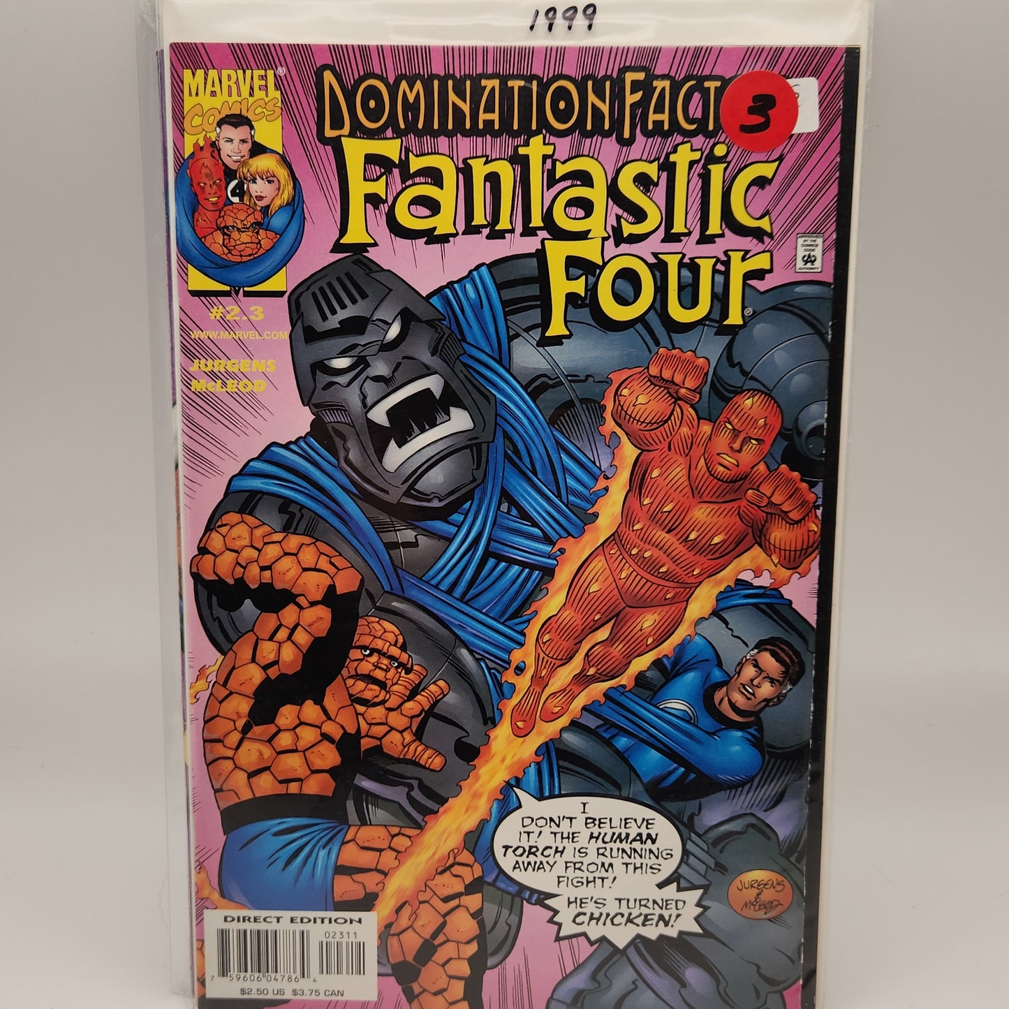 #1.1-4.7 Domination Factor Fantastic Four (1999)