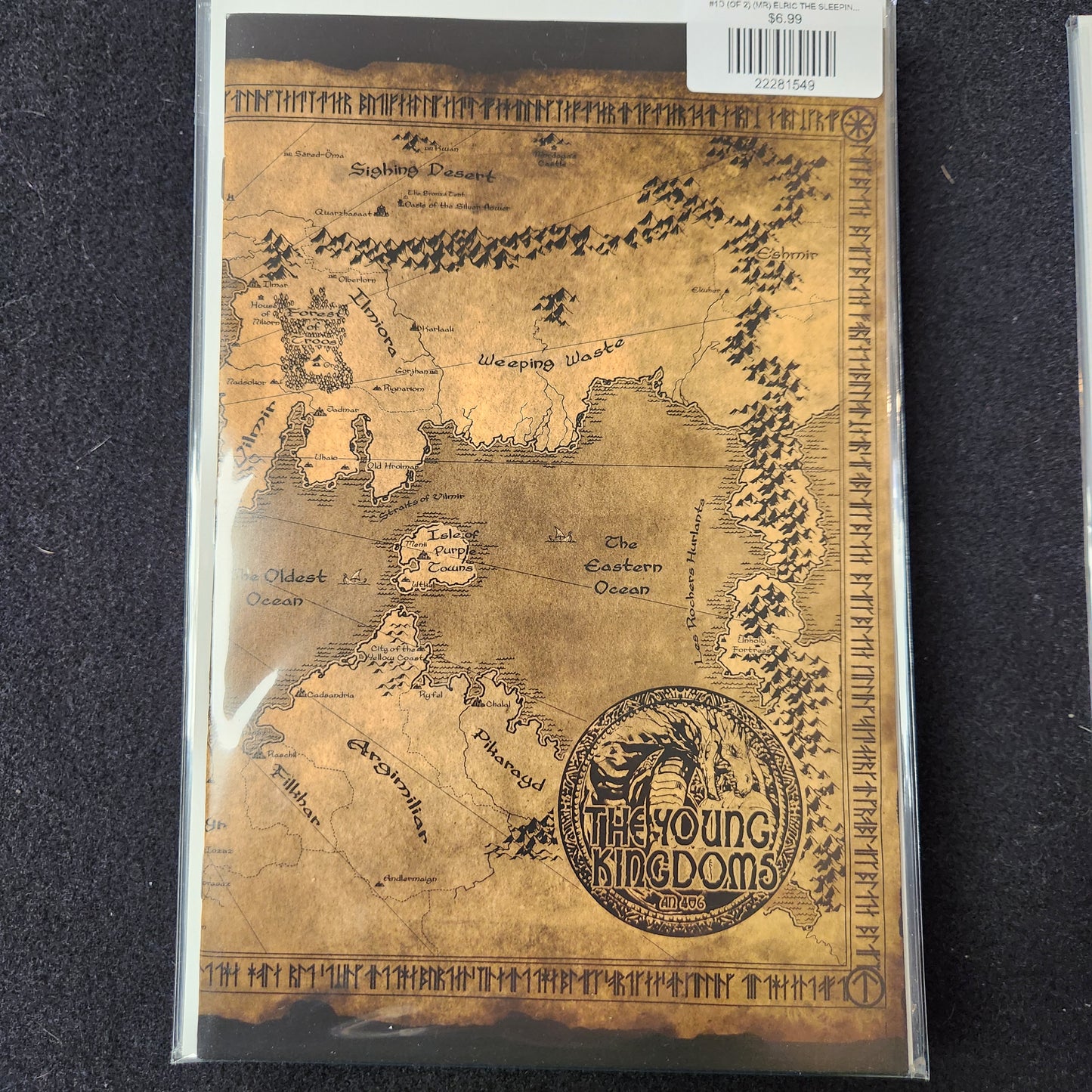 #1D (OF 2) (MR) ELRIC THE SLEEPING SORCERESS (CARD STOCK MAP VAR)