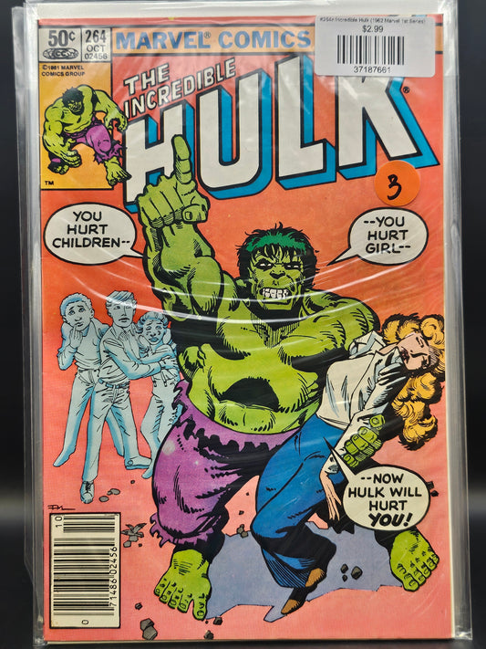#264n Incredible Hulk (1962 Marvel 1st Series)