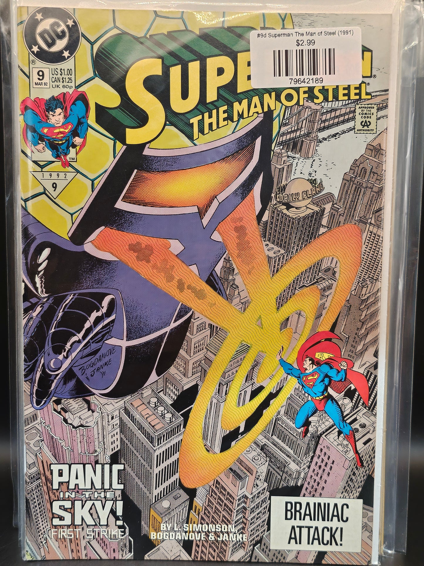 #9d Superman The Man of Steel (1991)