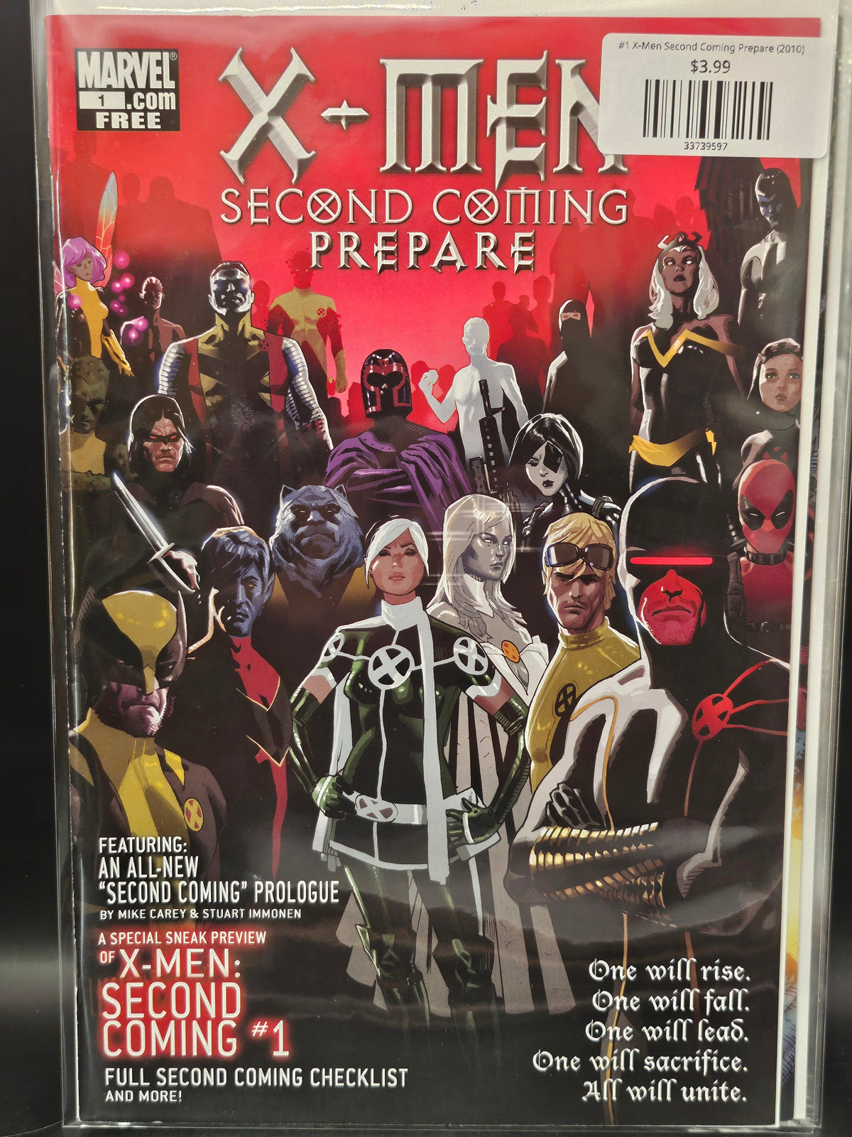 #1 X-Men Second Coming Prepare (2010)