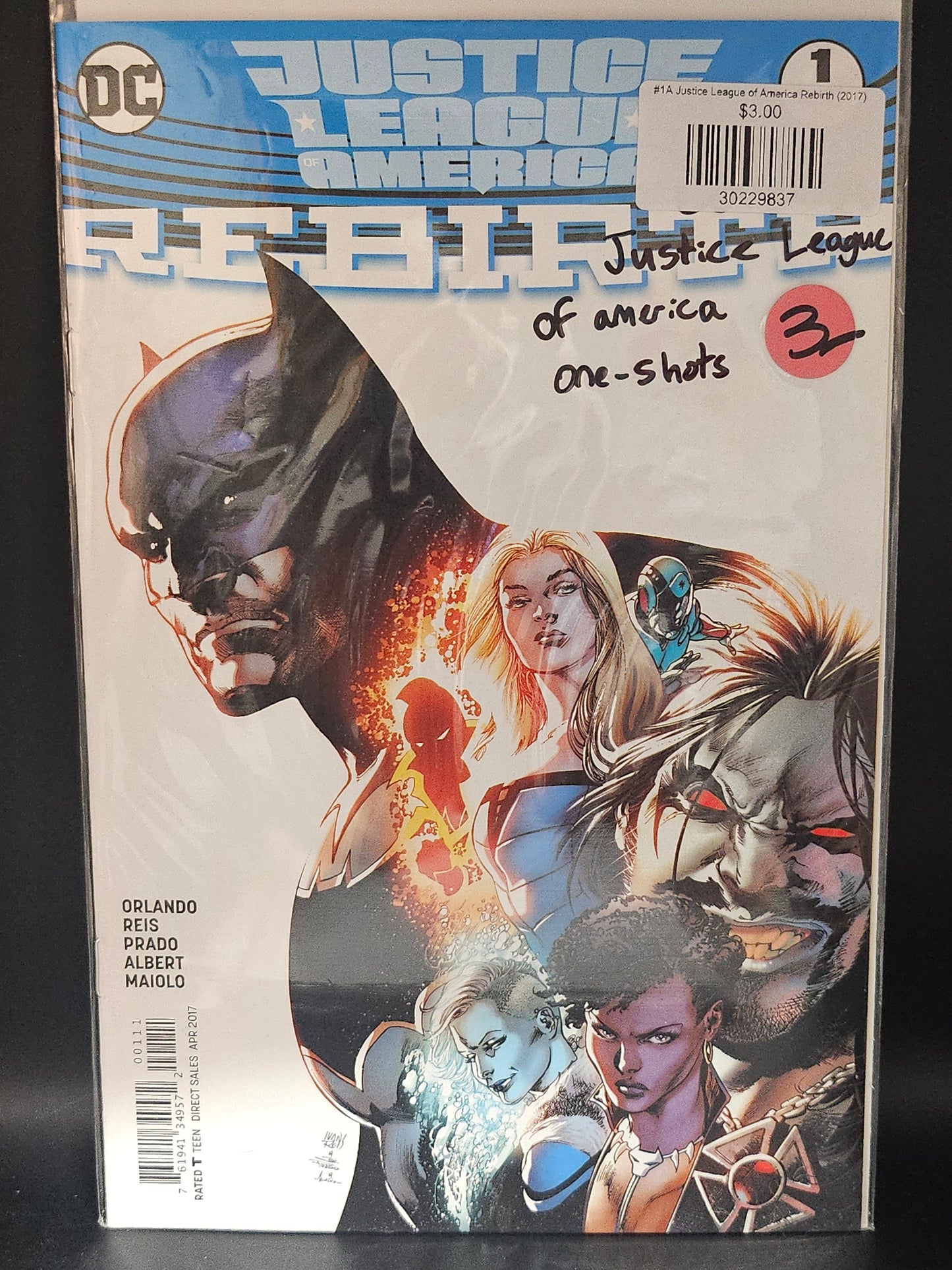 #1A Justice League of America Rebirth (2017)