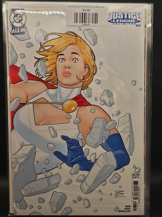 #23B (Bruno) JUSTICE LEAGUE UNLIMITED (BRUNO REDONDO CARD STOCK VAR)